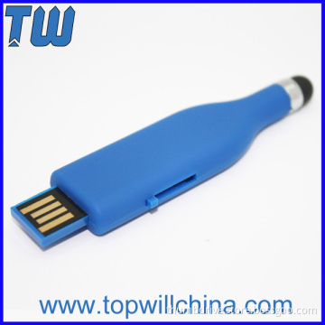 Plastic Stylus Pen Usb Thumb Drive for Phone